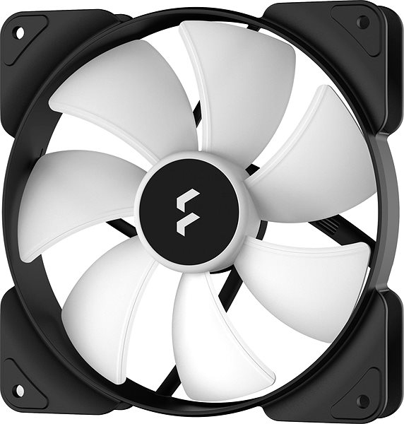 Ventilátor do PC Fractal Design Aspect 14 RGB Black Frame (3pack) Bočný pohľad