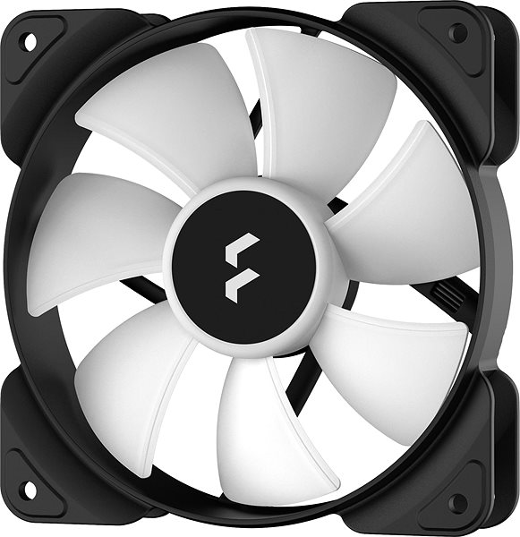 Ventilátor do PC Fractal Design Aspect 12 RGB Black Frame (3pack) Bočný pohľad