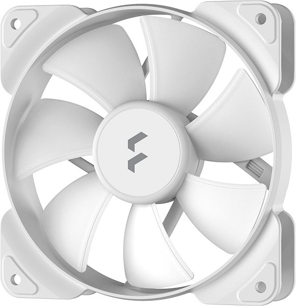 PC Fan Fractal Design Aspect 12 RGB White Frame Lateral view