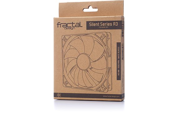 PC Fan Fractal Design 140mm Silent Series R3 Packaging/box