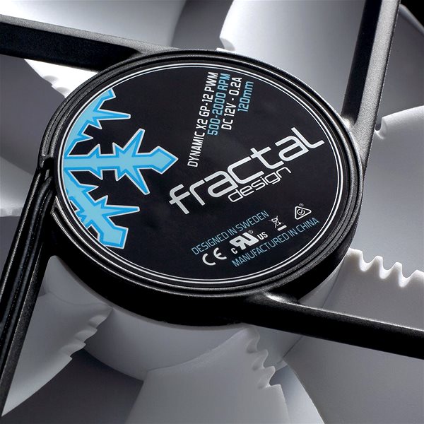 Ventilátor do PC Fractal Design Dynamic X2 GP-12 PWM čierny Vlastnosti/technológia