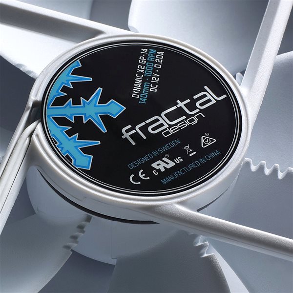 Ventilátor do PC Fractal Design Dynamic X2 GP-14 biely Vlastnosti/technológia