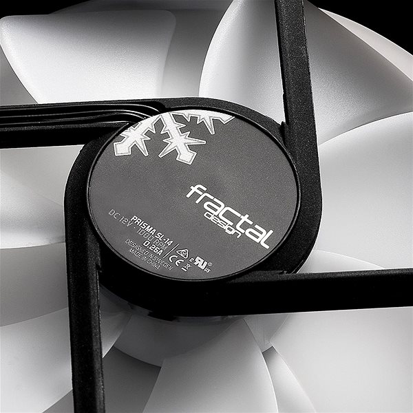 Számítógép ventilátor Fractal Design Prisma SL-14, fehér Jellemzők/technológia