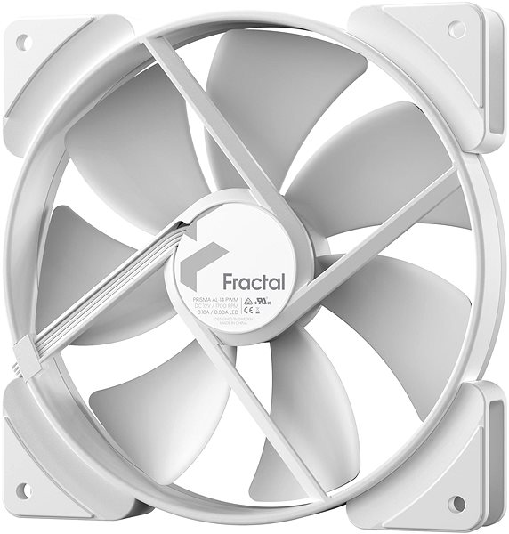 Ventilátor do PC Fractal Design Prisma AL-14 ARGB PWM White ...