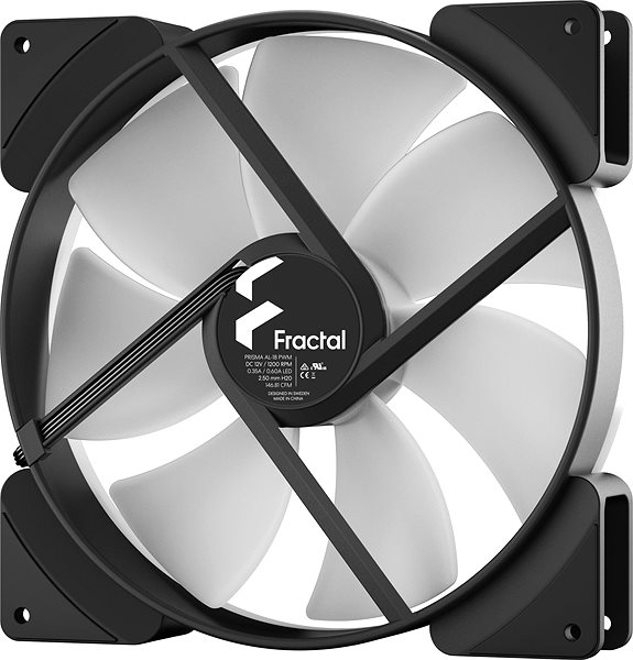Ventilátor do PC Fractal Design Prisma AL-18 ARGB PWM Zadná strana