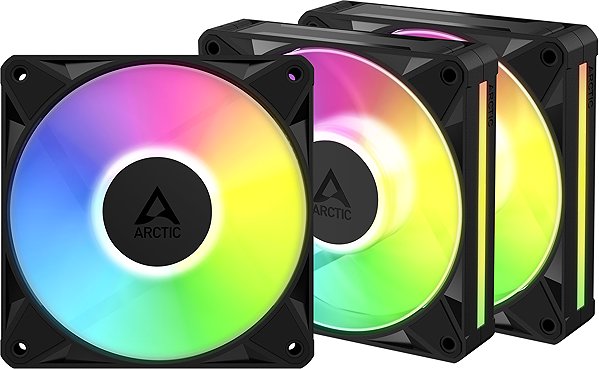 PC Fan ARCTIC BioniX P12 A-RGB Black 3-Pack ...