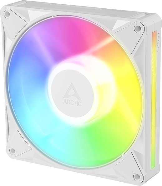 PC ventilátor ARCTIC BioniX P14 A-RGB 3-Pack, White ...