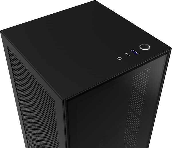 PC Case NZXT H1 Matte Black (new revision) Connectivity (ports)