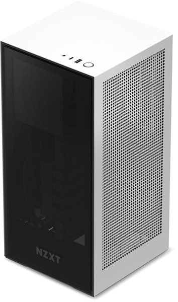 PC Case NZXT H1 Matte White (CA-H16WR) Lateral view