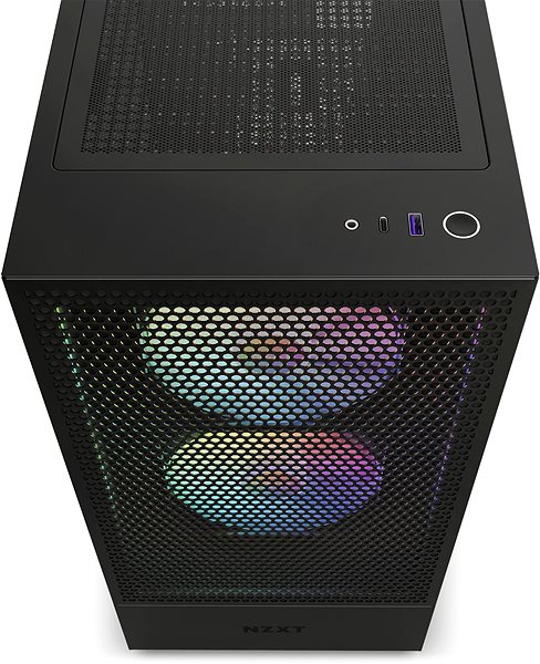 PC skrinka NZXT H5 Flow RGB Black ...