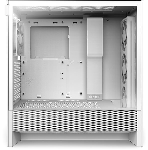 Počítačová skříň NZXT H5 Flow RGB (2024) All White ...