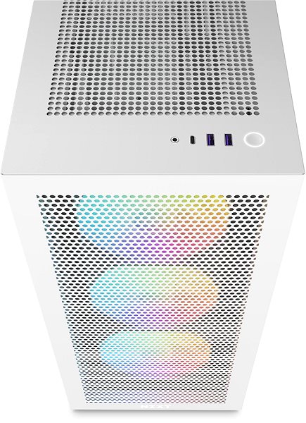 Számítógépház NZXT H7 Flow RGB White ...