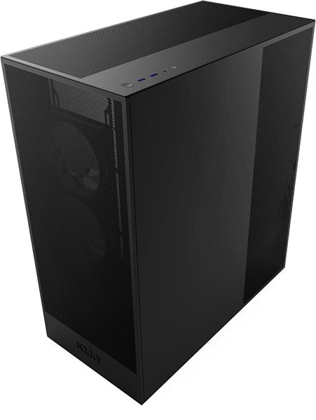 Počítačová skříň NZXT H7 Flow RGB (2024) All Black ...