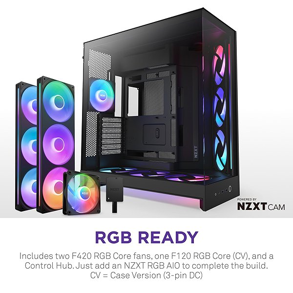 PC Case NZXT H9 Flow RGB+ Black ...