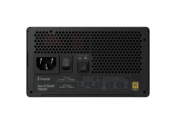 PC Power Supply Fractal Design Ion 3 750W Gold ...