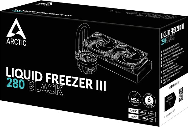 Wasserkühlung ARCTIC Liquid Freezer III 280 Black ...