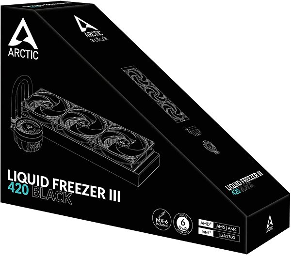 Vodné chladenie ARCTIC Liquid Freezer III 420 Black ...
