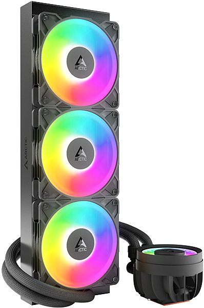 Vízhűtés ARCTIC Liquid Freezer III 360 Pro A-RGB Black ...