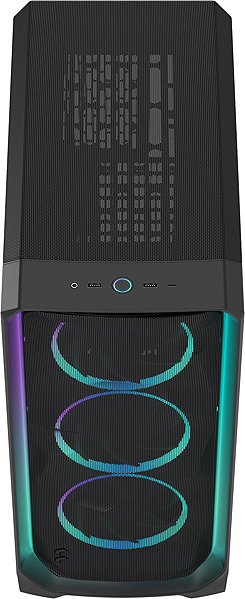 PC Case Fractal Design Meshify 3 Ambience Pro RGB Black TG Light Tint ...