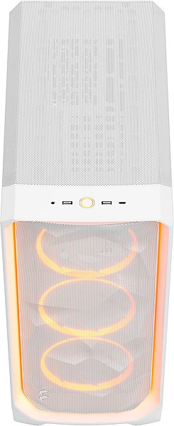 PC Case Fractal Design Meshify 3 Ambience Pro RGB White TG Clear Tint ...
