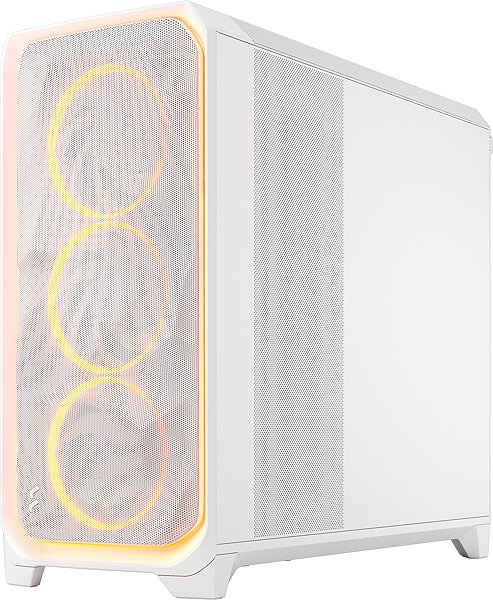 PC Case Fractal Design Meshify 3 XL Ambience Pro RGB White TG Clear Tint ...