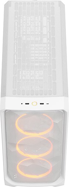 PC Case Fractal Design Meshify 3 XL White RGB TG Clear Tint ...