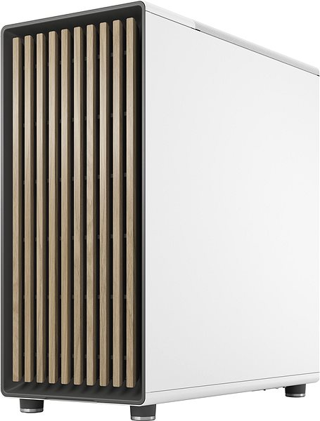 Počítačová skříň Fractal Design North Chalk White ...