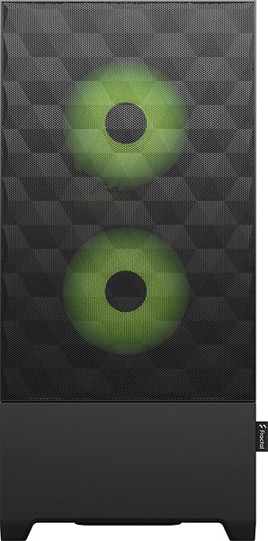 PC-Gehäuse Fractal Design Pop Air RGB Green Core TG Clear Tint ...