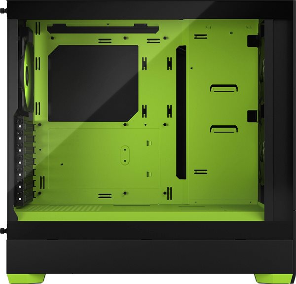 PC-Gehäuse Fractal Design Pop Air RGB Green Core TG Clear Tint ...