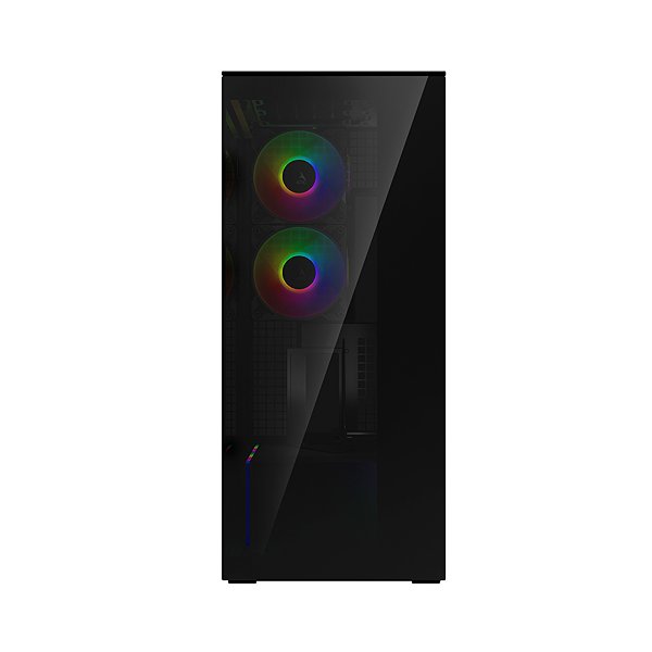 PC Case ARCTIC XTENDER with Vertical GPU Mount (Black) ...