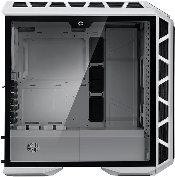 PC skrinka Cooler Master MasterCase H500P Mesh White Bočný pohľad