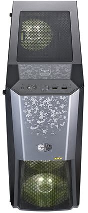 Számítógépház Cooler Master MasterBox MB500 TUF Edition Csatlakozási lehetőségek (portok)