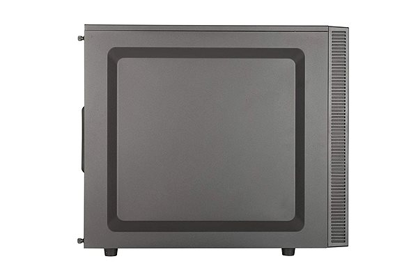 PC skrinka Cooler Master MasterBox E500L strieborná Bočný pohľad