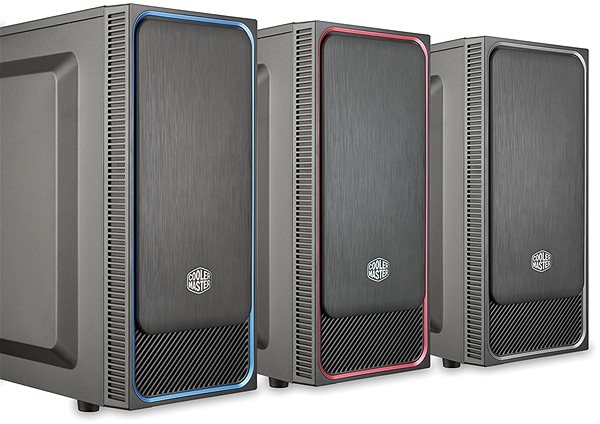 PC Case Cooler Master MasterBox E500L Red Screen