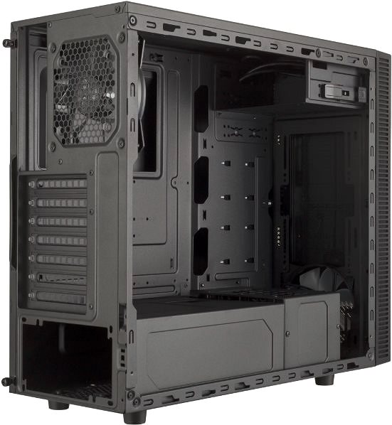 PC Case Cooler Master MasterBox E500L red Back page