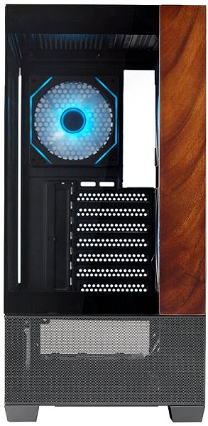 PC Case Cooler Master Elite 690 Wood Black ...