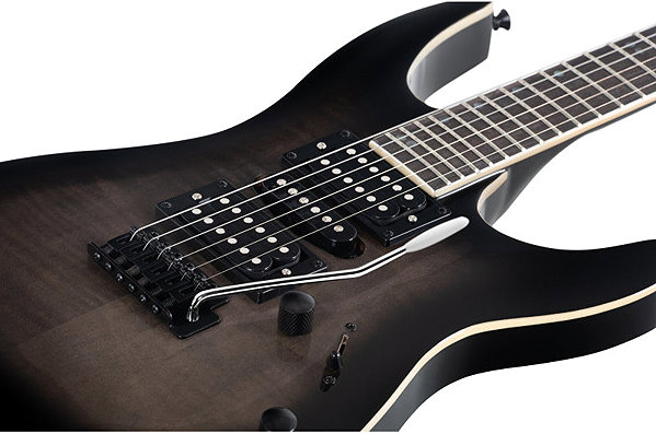 Rocktile Pro J150-TB Set Super Strat Black Pro electric guitar.