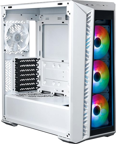 PC skrinka Cooler Master MASTERBOX 520 White ...