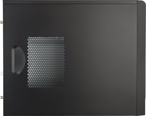PC skrinka Cooler Master MasterBox E300L Silver Bočný pohľad