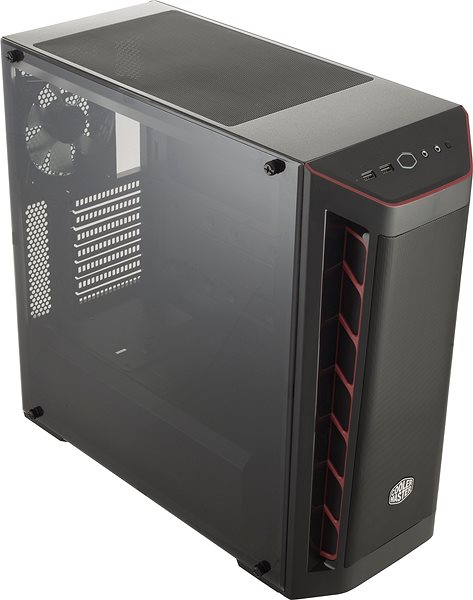 PC Case Cooler Master MasterBox MB511 Mesh White Trim Screen