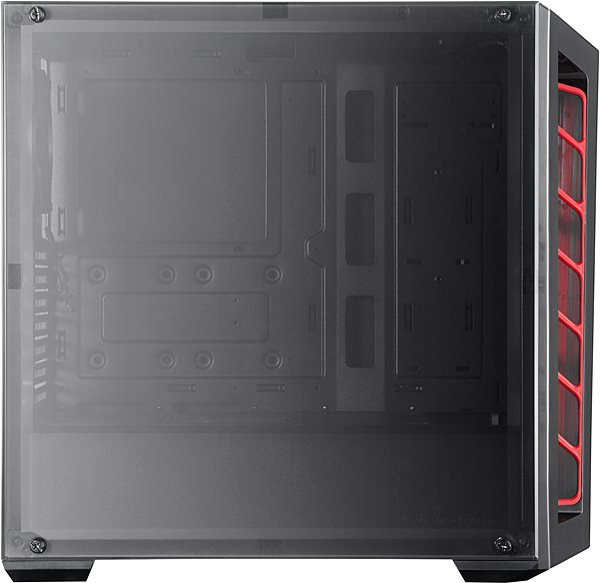 PC Case Cooler Master MasterBox MB520 Blue Trim Lateral view