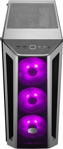 PC-Gehäuse Kühler Master MB520 RGB Black Trim Anschlussmöglichkeiten (Ports)