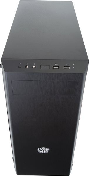 Számítógépház Cooler Master MasterBox MB600L ODD Red Trim Csatlakozási lehetőségek (portok)
