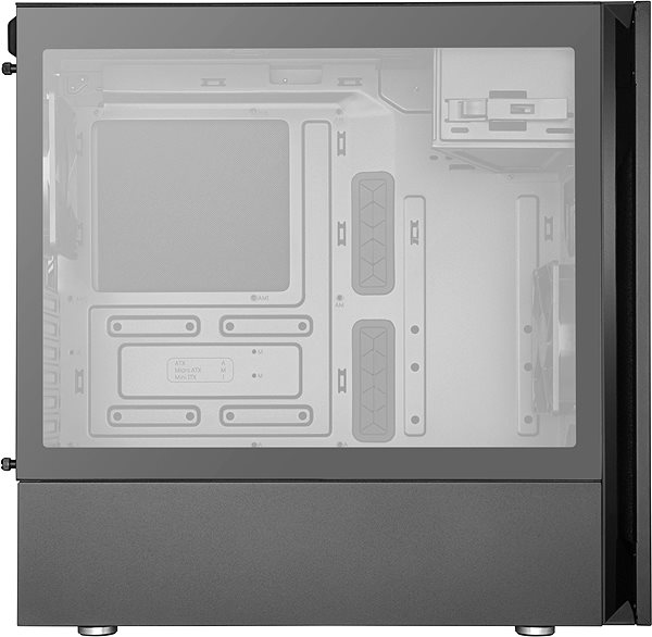 PC skrinka Cooler Master MB Silencio S600 TG Bočný pohľad