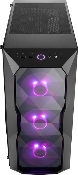 PC Case Cooler Master MasterBox TD500 RGB Connectivity (ports)
