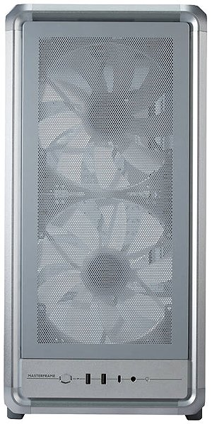 Cooler Master MasterFrame 500 Mesh Silver PC case.