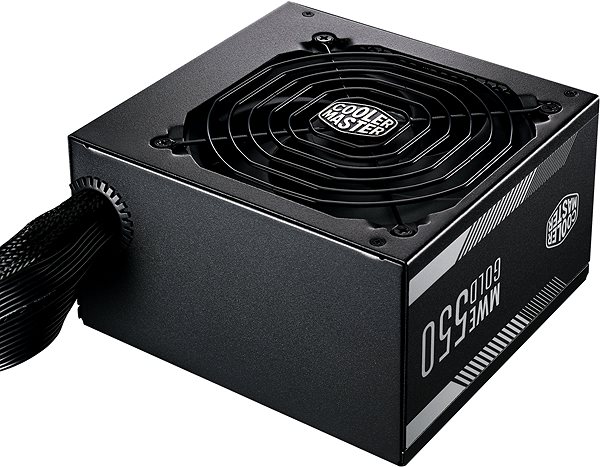 PC-Netzteil Kühler Master MWE GOLD 550 Seitlicher Anblick