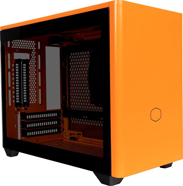 PC-Gehäuse Cooler Master MasterBox NR200P SUNSET ORANGE Screen