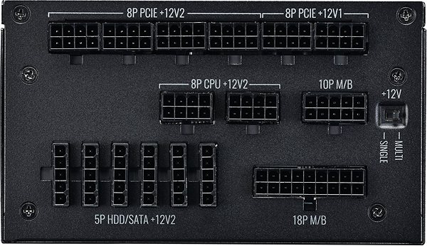 PC-Netzteil Kühler Master V1300 PLATINUM Anschlussmöglichkeiten (Ports)