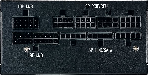 PC zdroj Cooler Master V650 SFX Gold Možnosti pripojenia (porty)